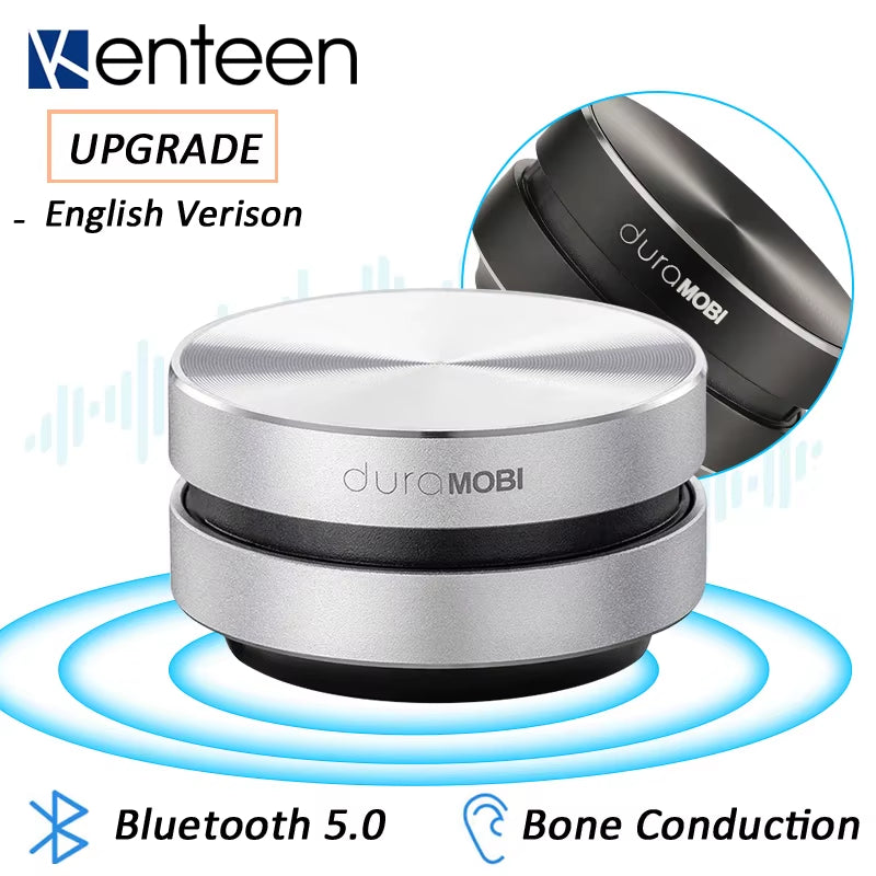 Bone Conduction Speaker Bluetooth TWS Stereo Dual Sound Channels Mini Audio Box DURAMOBI Humbirdspeaker with HD Call FM Radio