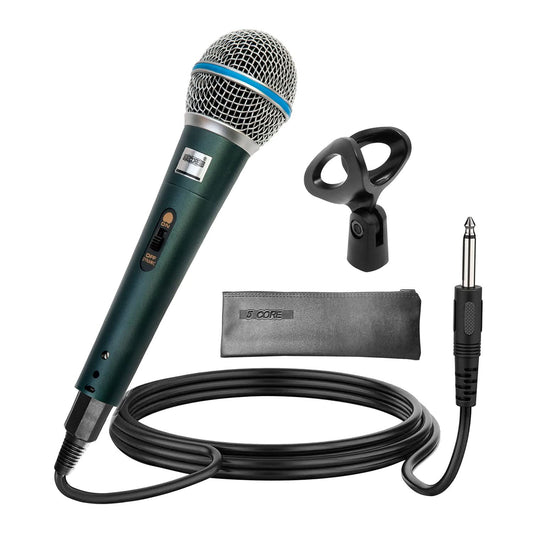 5Core XLR Dynamic Microphone for Karaoke and Studio Use - Handheld Microphone